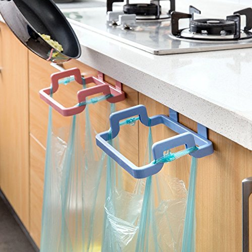 2 Pcs Cabinet Stand Trash Garbage Bags Support Holder