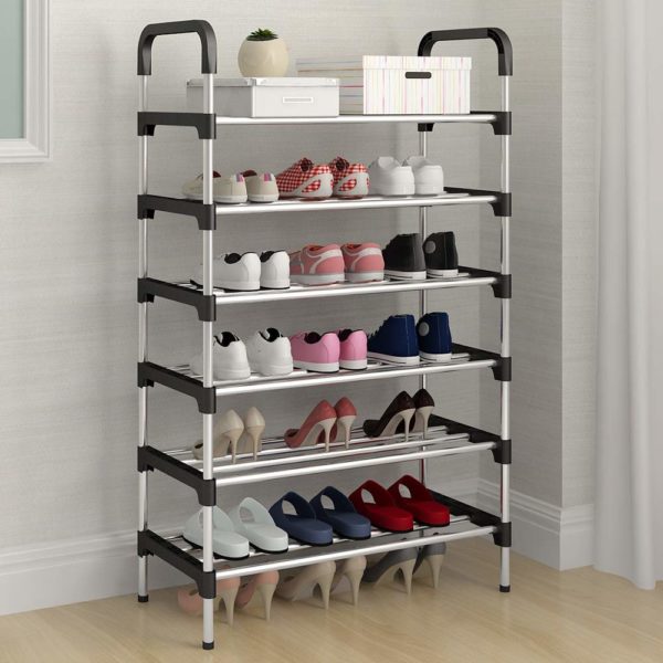 6 Layer Amazing Shoe Rack Stainless Steel