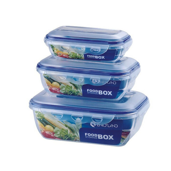 3 Pc Air Tight Food Storage Container